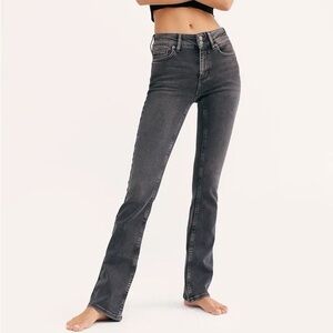 Free People Women's Charcoal Bootcut Jeans